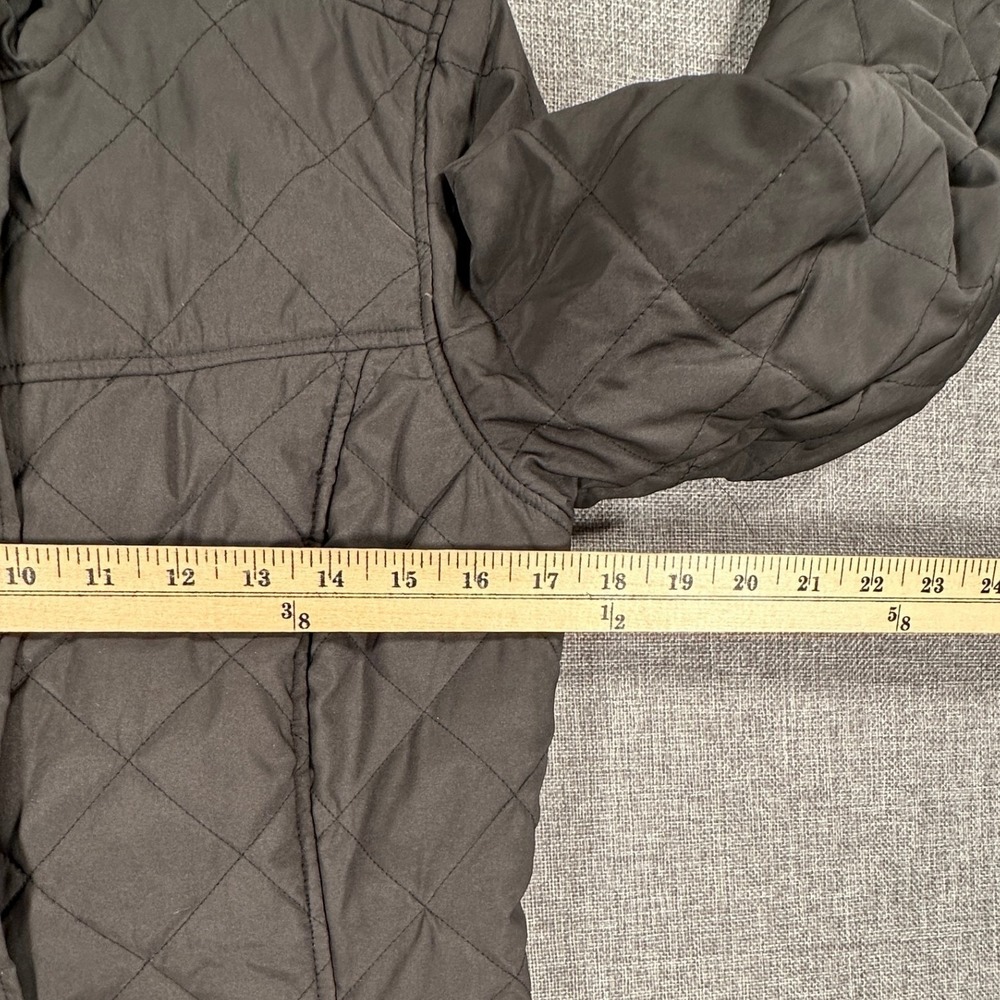 Ariat Quilted Equestrian Jacket Womens Small Black Horseback Riding Barn Coat - Picture 4 of 13